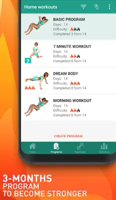 Home workouts & Gymnastics android App screenshot 2